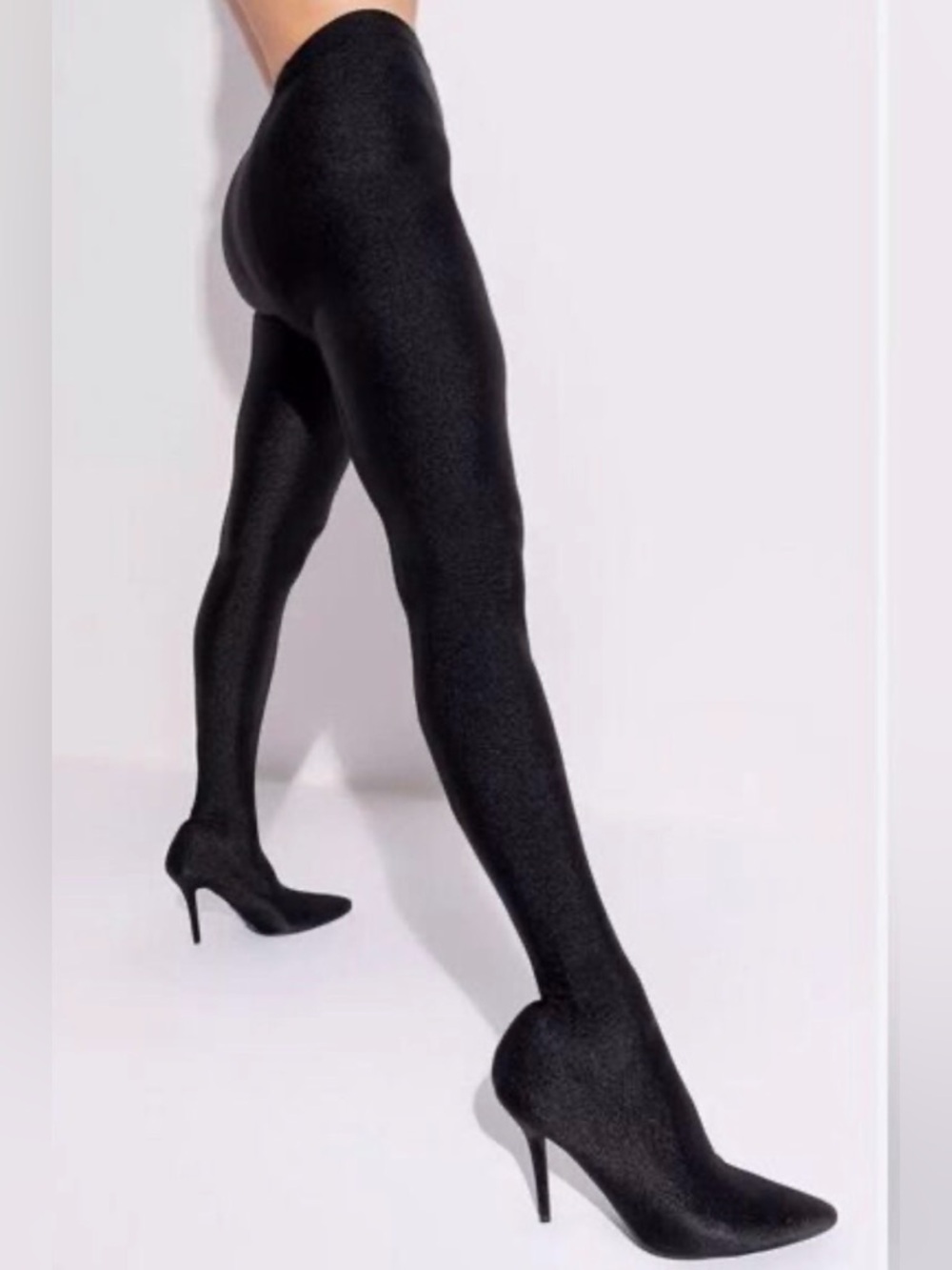Fashion Nova Stiletto Legging Boots Valentina Sz 7